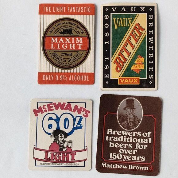 Vintage European Bar Coasters Set of 25 - Picture 4 of 6